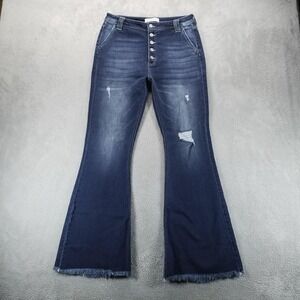 KanCan Dark Blue Flare Jeans